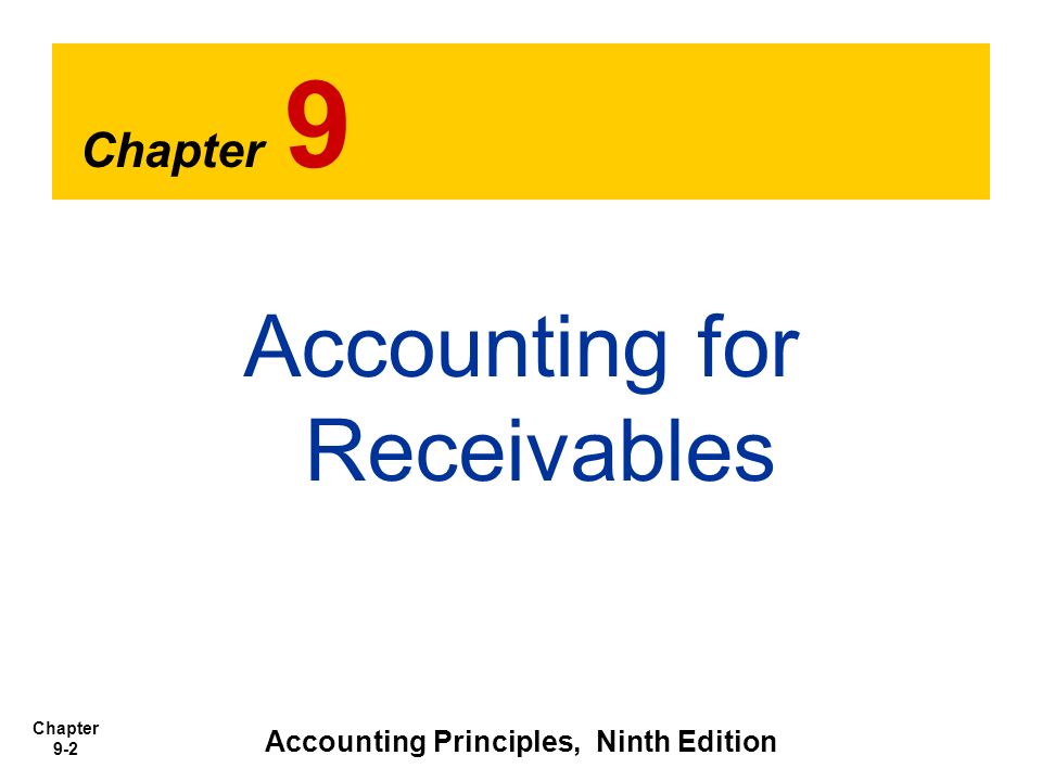 Accounting principles accounts receivable and trial